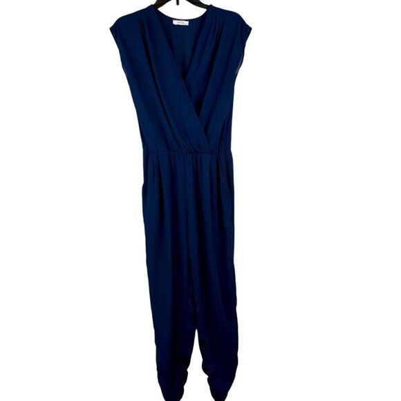 OODT Women’s Blue Wrap Jumpsuit Small - Picture 1 of 11